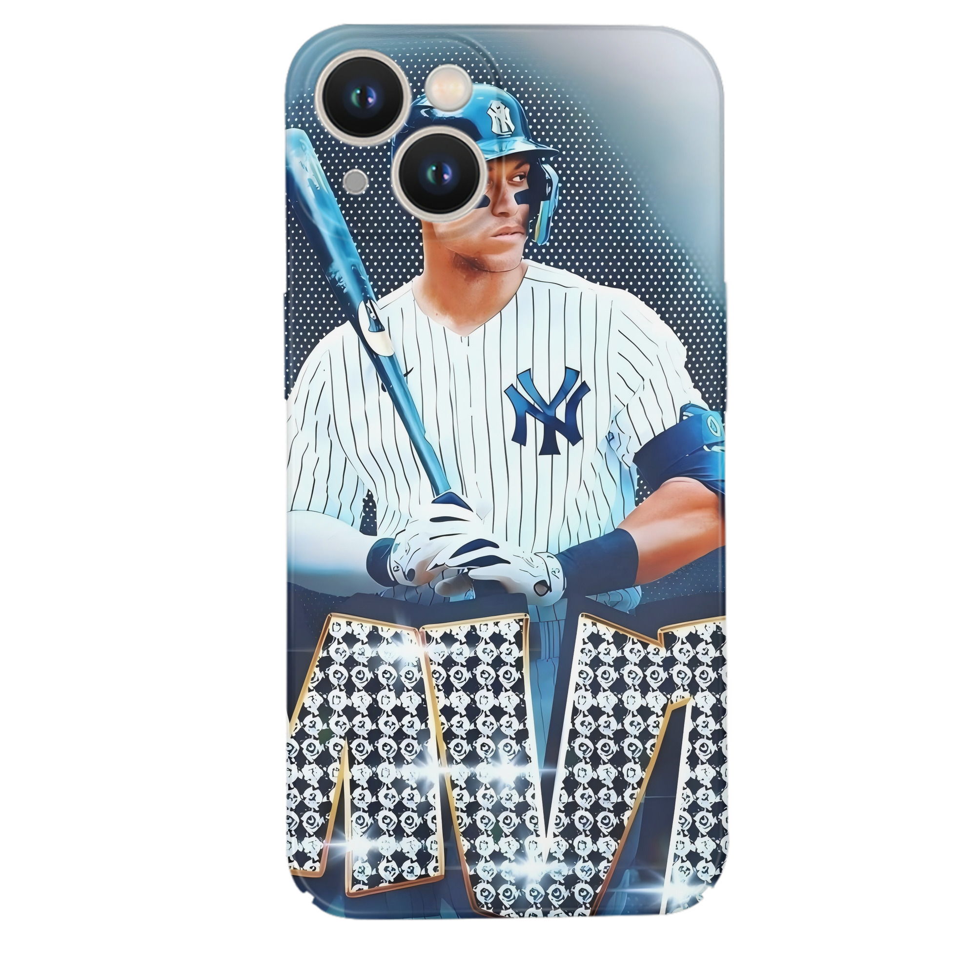 Aaron Judge MVP IPhone 14 Series Full-Cover Hard Case – Shockproof With Raised Camera Protection – Precise Cutouts, Wireless Charging Compatible – Durable, Anti-Yellowing, Easy To Clean